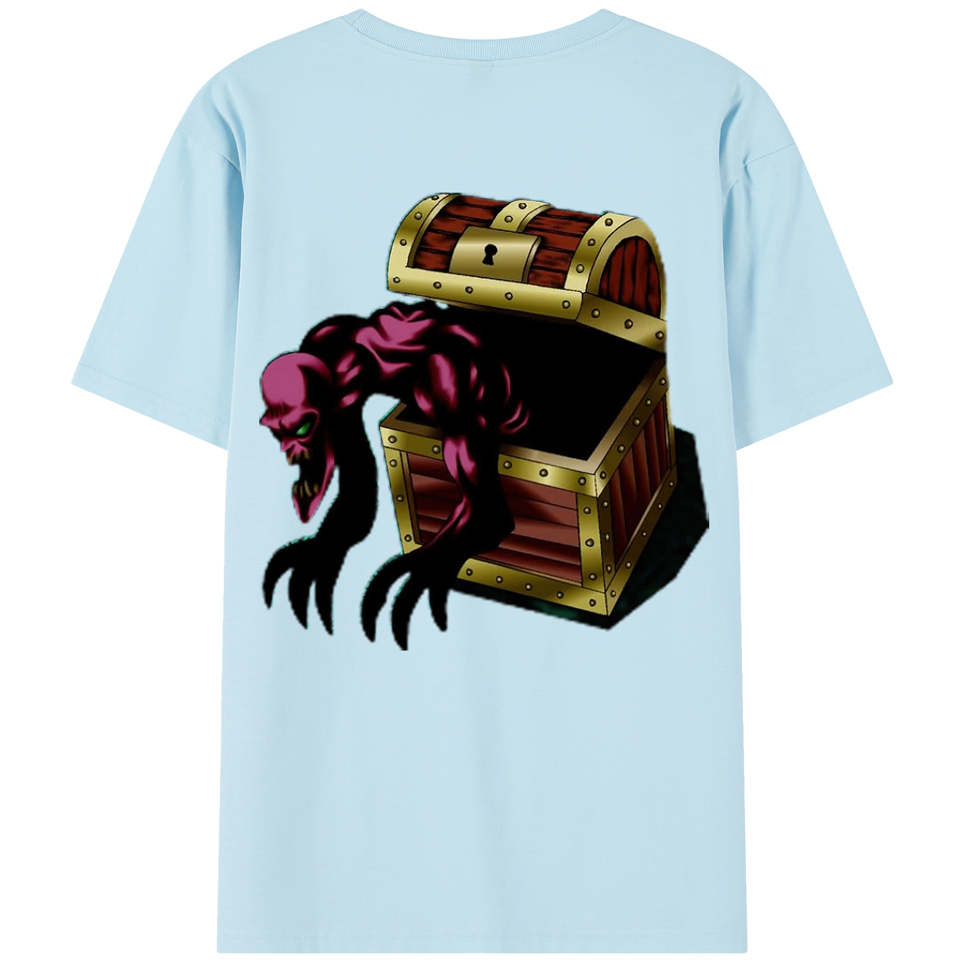 （画像用） 遊☆戯☆王 Yu-Gi-Oh! 綿100％半袖Tシャツ（背面プリント）